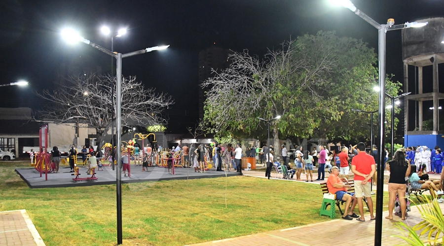 Imagem: Praca no residencial Rio Vermelho Mais três praças são inauguradas em Rondonópolis com espaços de lazer para toda a família