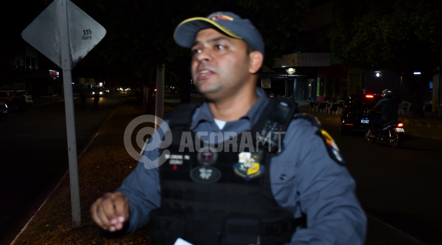 Imagem: Ten. Coronel Osorio da Policia Militar Operação Força Total intensifica policiamento nos bairros de Rondonópolis
