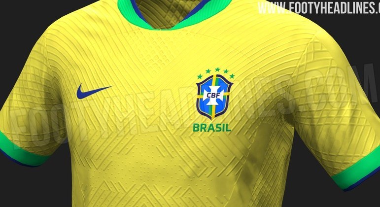 Imagem: camisa selecao brasileira 2022 uniforme selecao brasileira Camisa da seleção deve ser ‘amarelo-penta’ e tem lançamento previsto para próxima sexta (12)