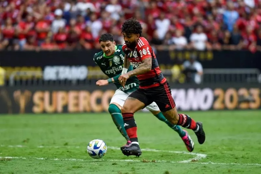 Imagem: Flamengo Palmeiras Palmeiras vence o Flamengo em jogo de sete gols