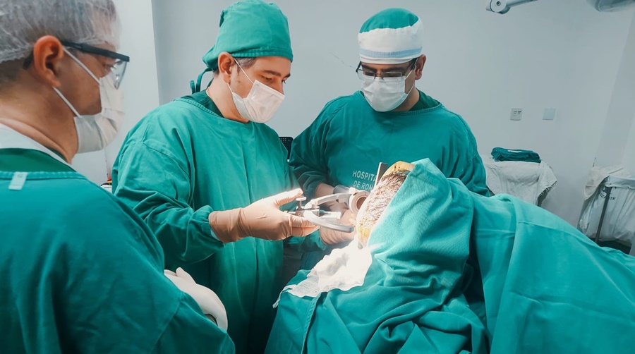 Imagem: cirurgia cerebro Hospital Regional de Rondonópolis realiza primeira biópsia cerebral na unidade
