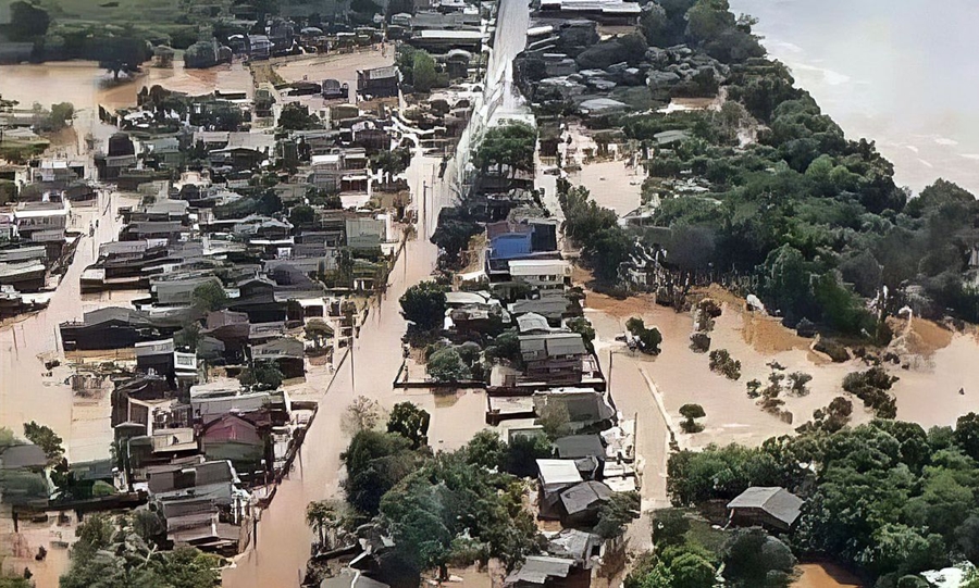 Imagem: ALAGAMENTO Mortes no Rio Grande do Sul chegam a 41 por causa de ciclone