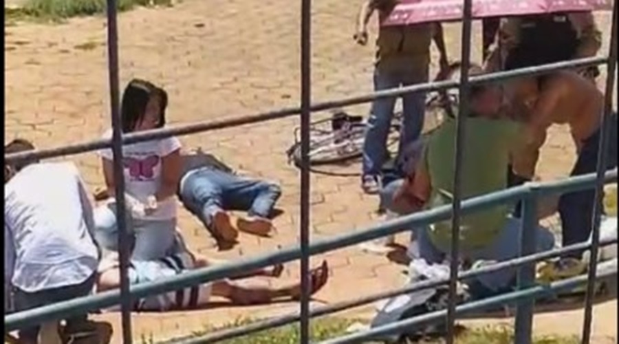 Imagem: FERIDOS Homem atira no próprio filho, na ex e no atual namorado dela
